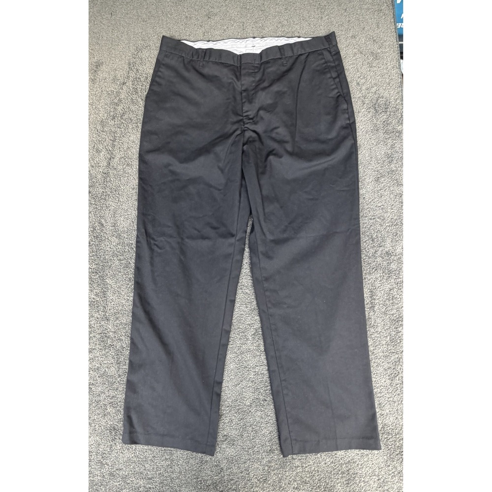 WearGuard Mens Black Work Pants Straight Leg Twill Trousers 40x32 20269